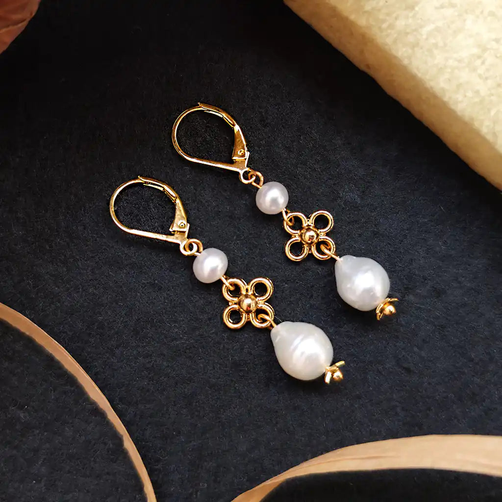 Boucles d'oreilles Renaissance Hermine