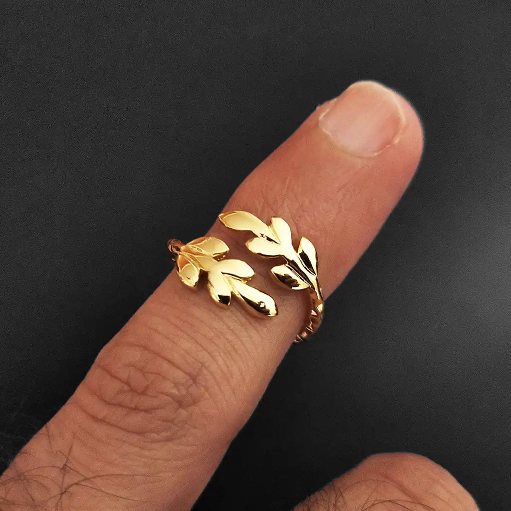 Bague romaine en laurier