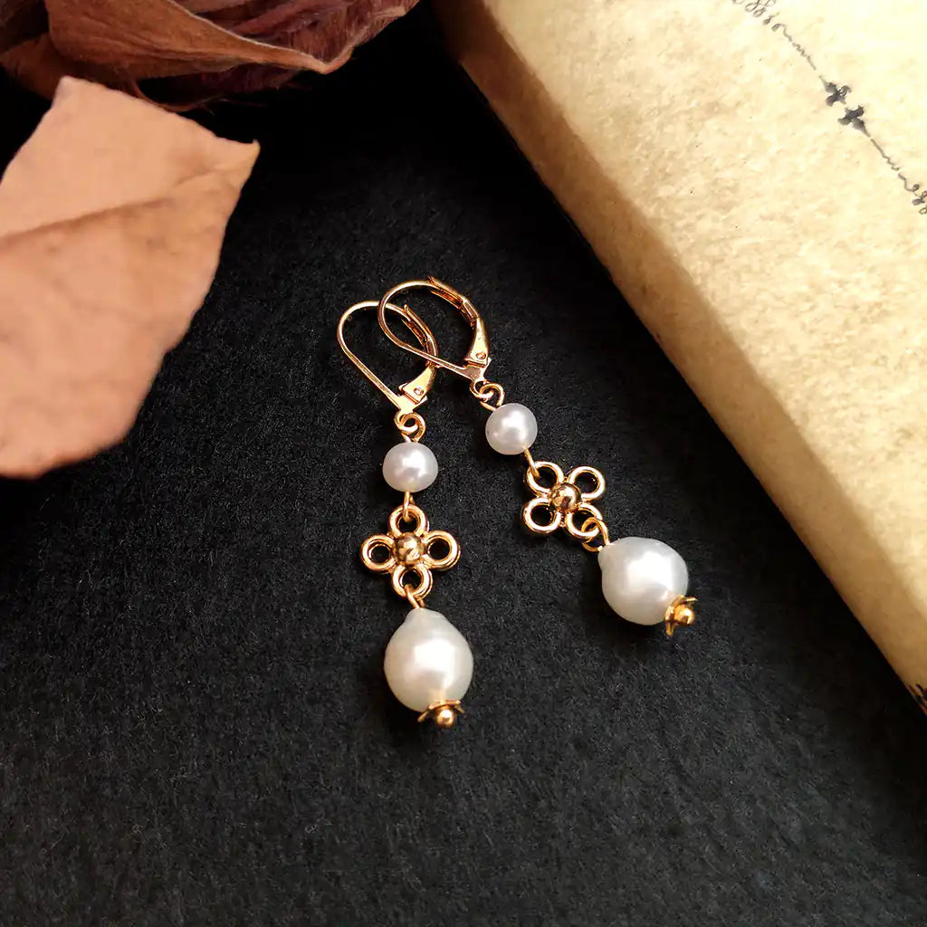 Boucles d'oreilles Renaissance Hermine