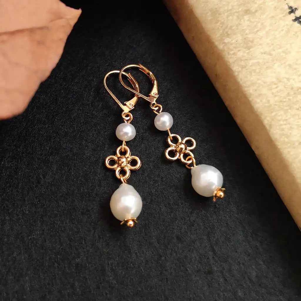 Boucles d'oreilles Renaissance Hermine