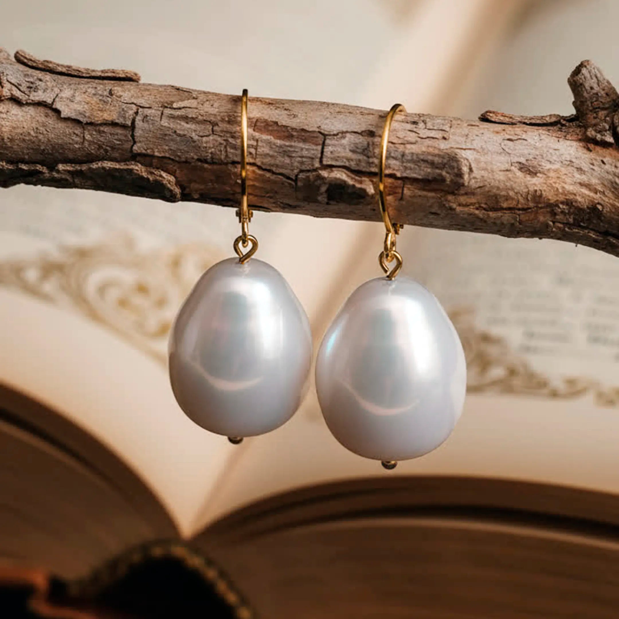 Pendientes grandes Joven de la Perla