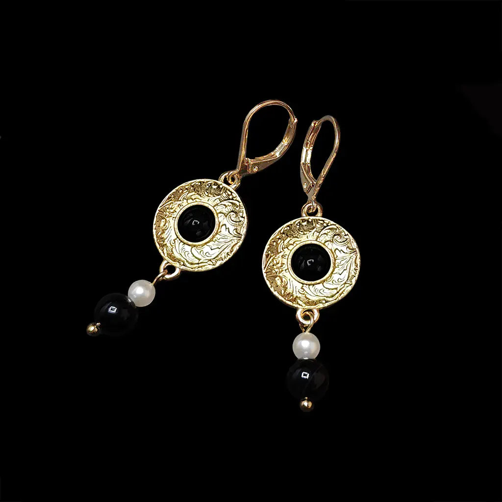 Boucles d'oreilles anciennes Virgilia