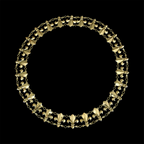 Collier de fonction Lis - Finition laiton