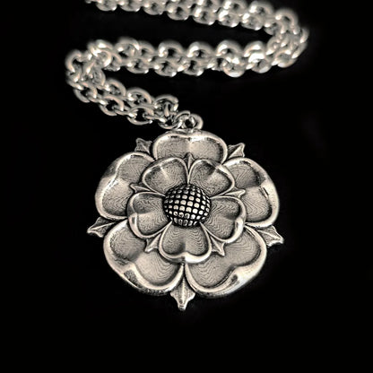 Tudor Rose Chain Silver