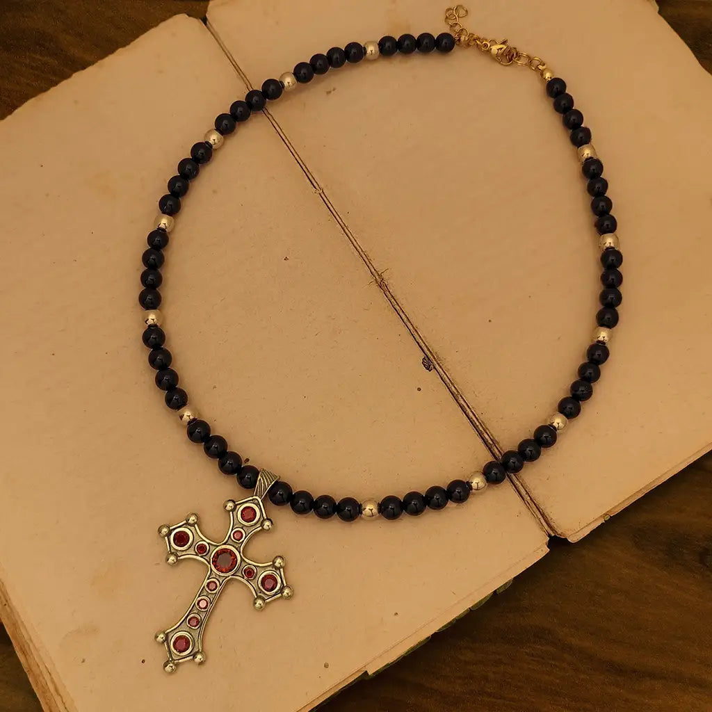 Collar Renacentista con Onyx Ginebra