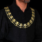 Collier de fonction Lis - Finition laiton