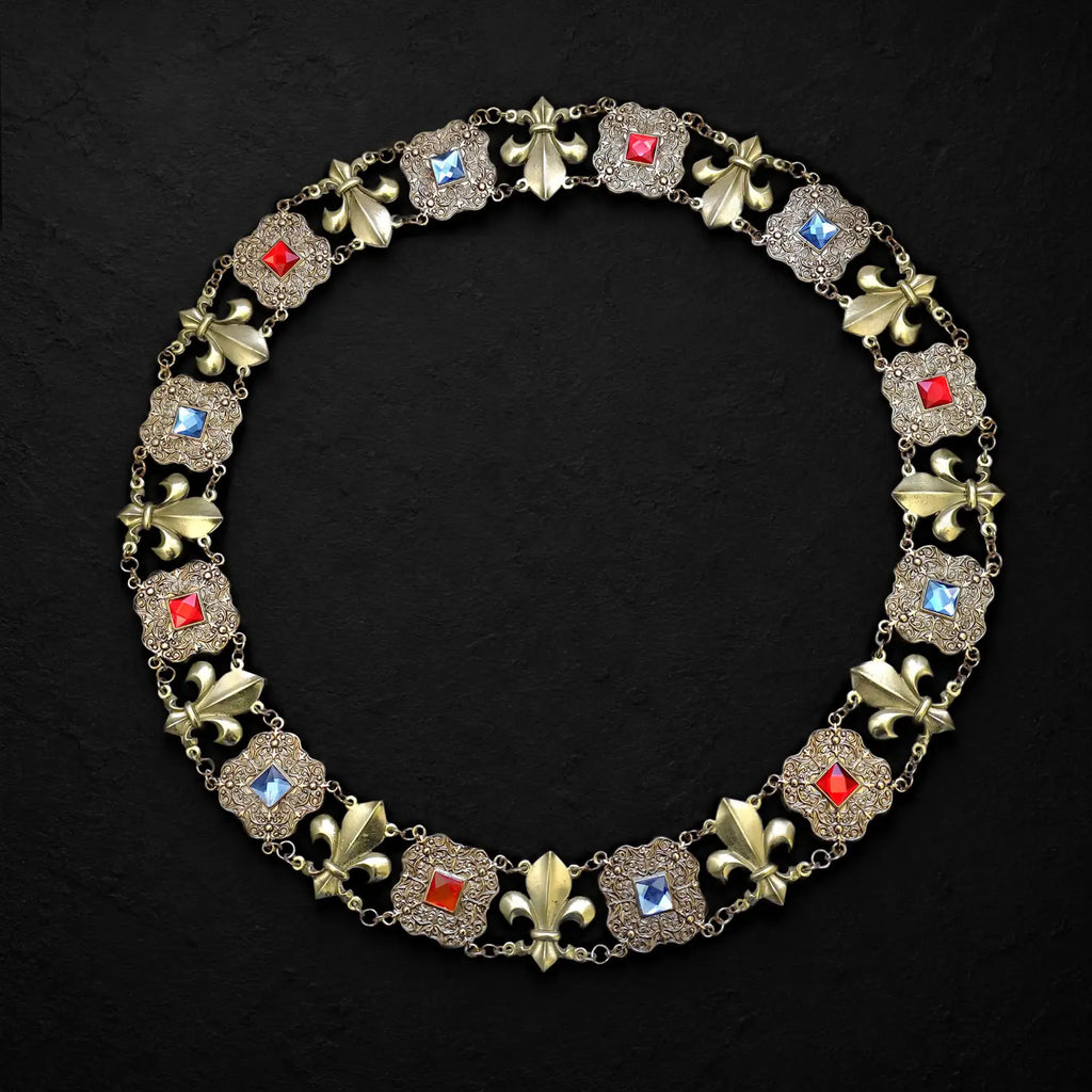 Amadeo Chain of Office Upper view on a black gesso background