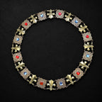 Amadeo Chain of Office Upper view on a black gesso background