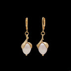 Pendientes Art Nouveau con perlas de gota Julie