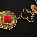 Collier de livrée Arthur à médaillon royal