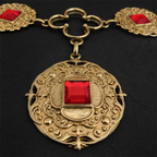 Collier de livrée Arthur à médaillon royal