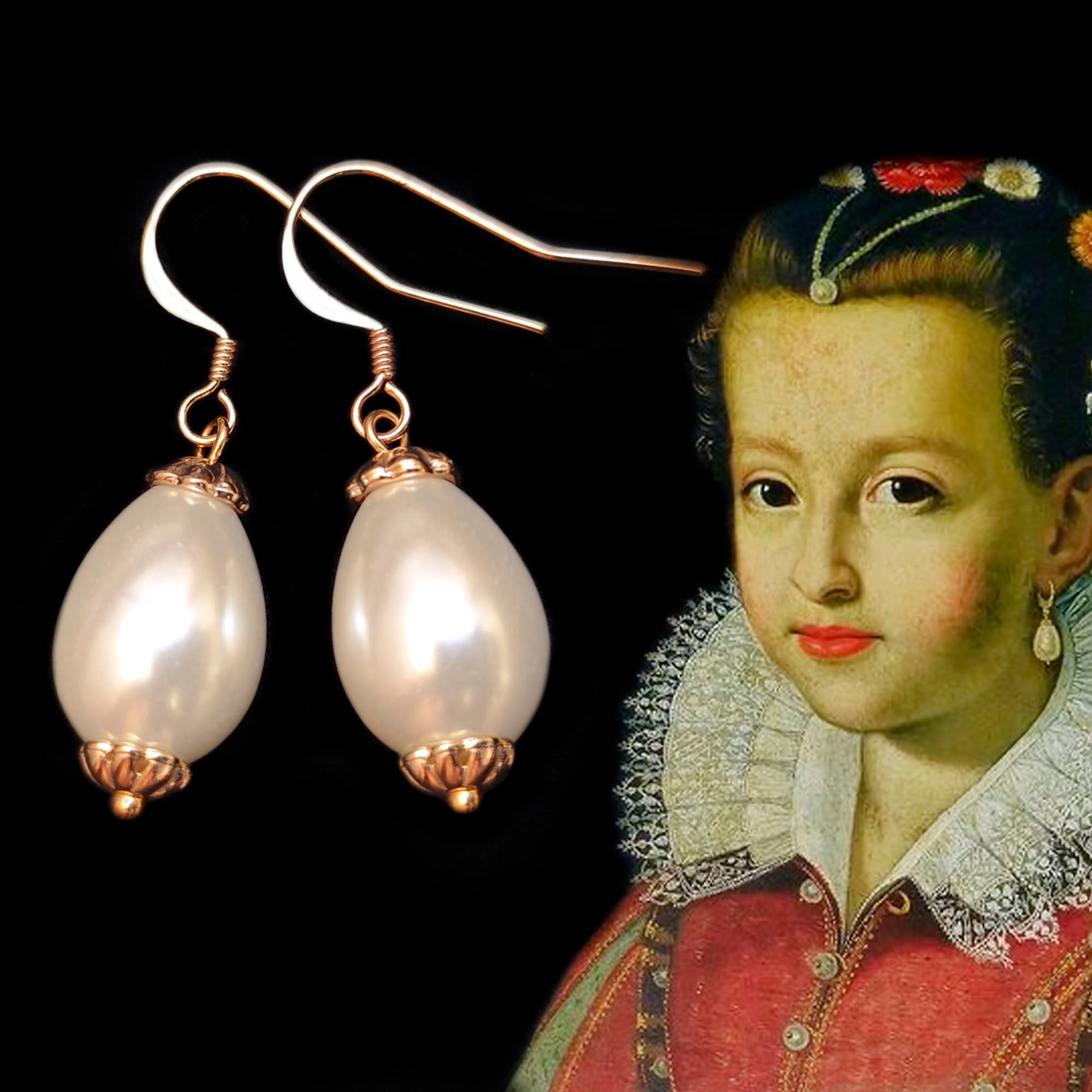 Marie de Medici Young Earrings