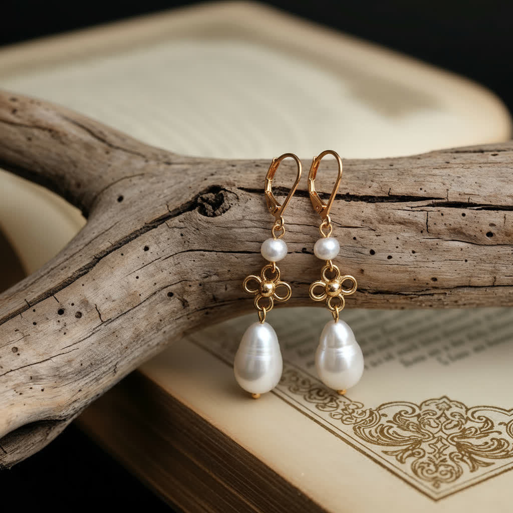 Pendientes Renacentistas Ermine