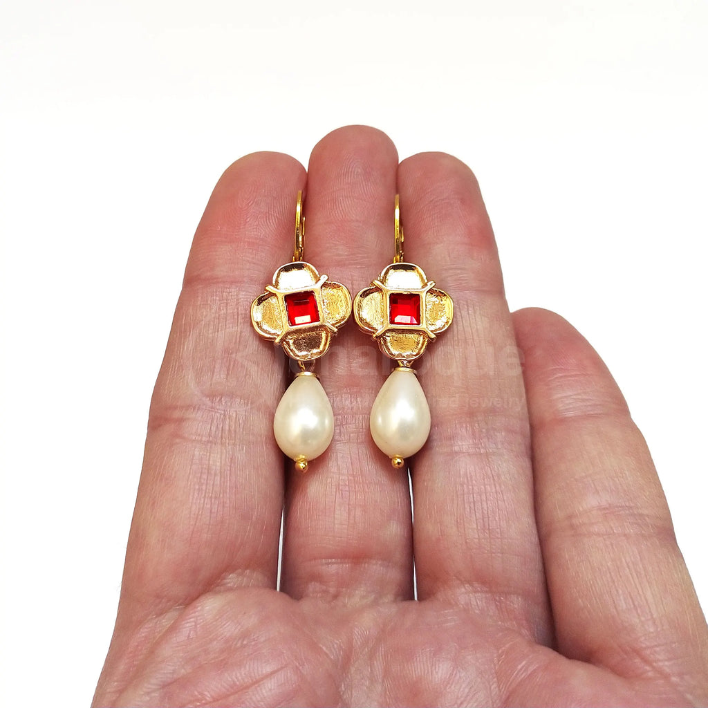 Pendientes Trébol de cuatro hojas Tudor
