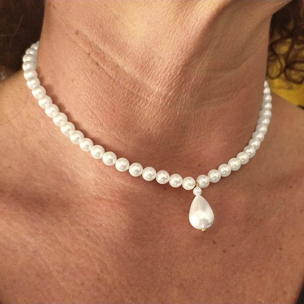 Renaissance pearl necklace Louise