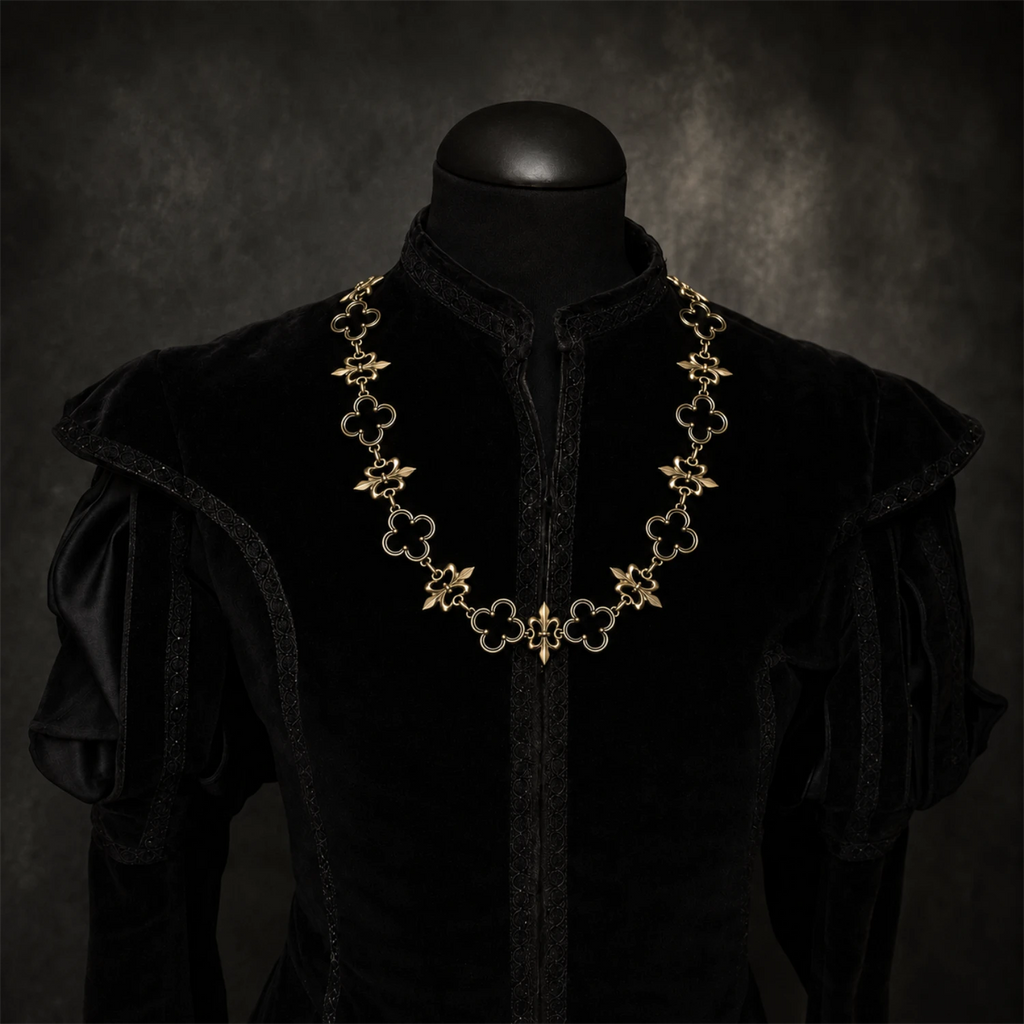 Collier de Livrée Ludwig fleur de lys ajouré