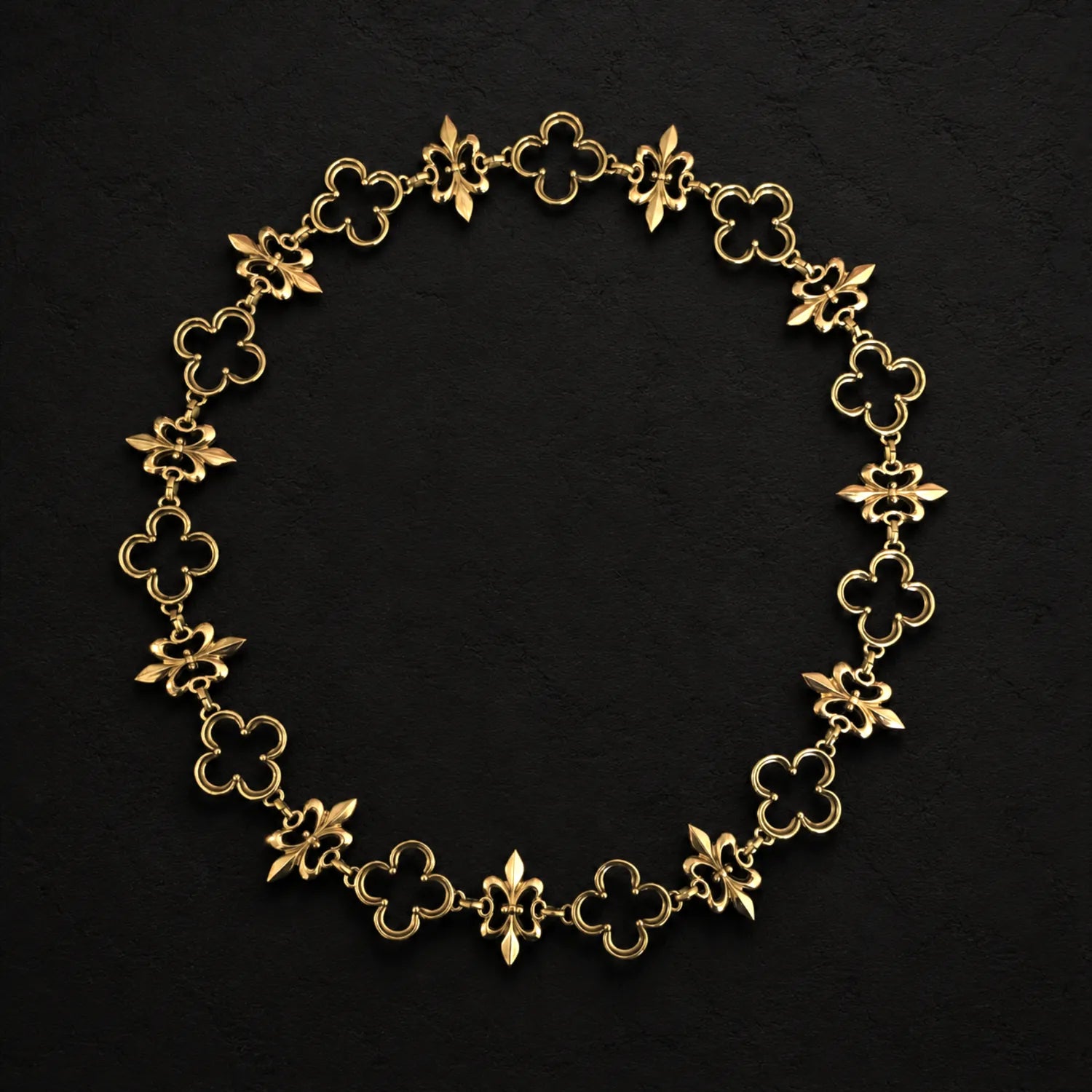 Ludwig Fleur de Lis Livery Collar