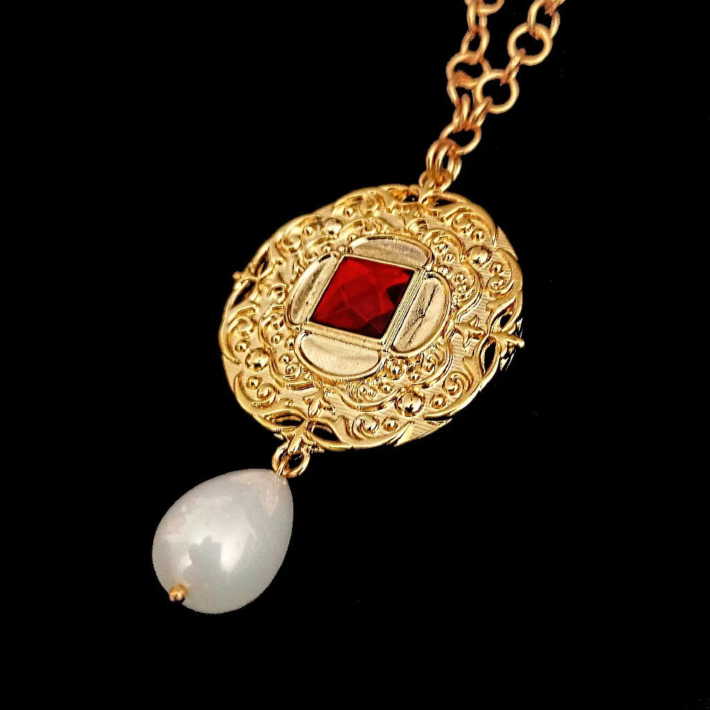 Cadena Tudor dorada
