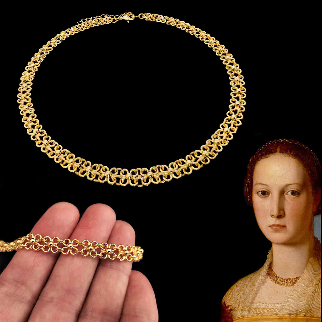 Collar Renacentista Costanza Oro
