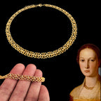 Renaissance Necklace Costanza Gold