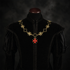 Collier d'apparat avec insigne de la Croix de Malte rouge