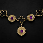 Collier de livrée Arthur à médaillon royal