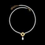 Tudor Style Small Pearl Necklace