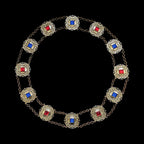 Amtskette im Tudorstil mit Kette