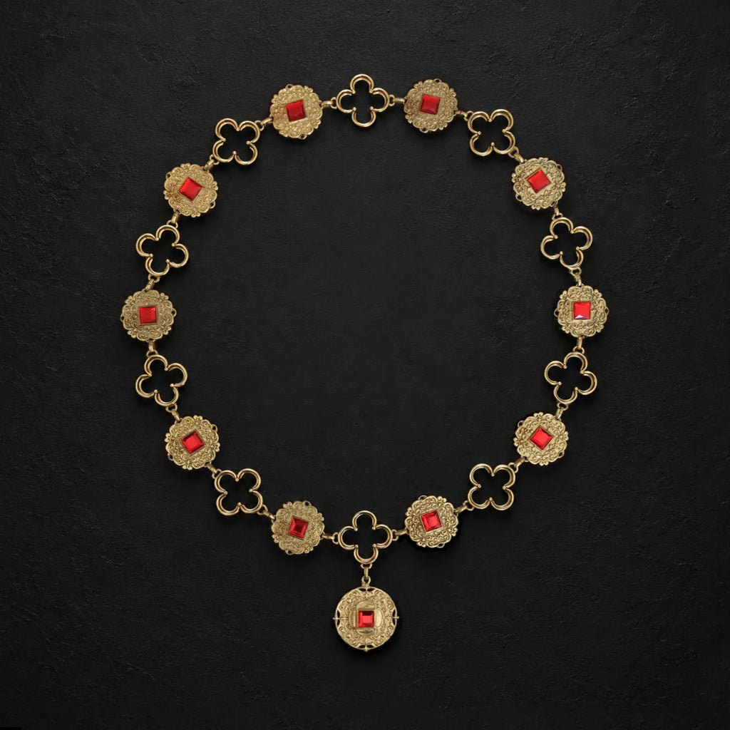 Collier de livrée Arthur à médaillon royal