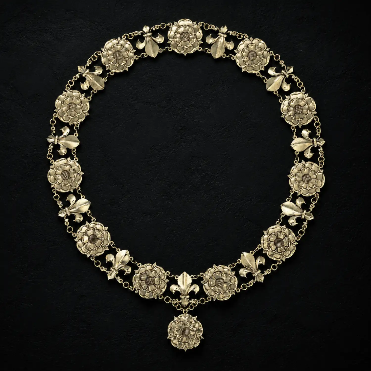 Collier de livrée Lis Tudor